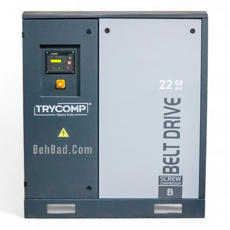 کمپرسور باد اسکرو 22 کیلووات 3 متر مکعب Trycomp ترکیه مدل TRY22B